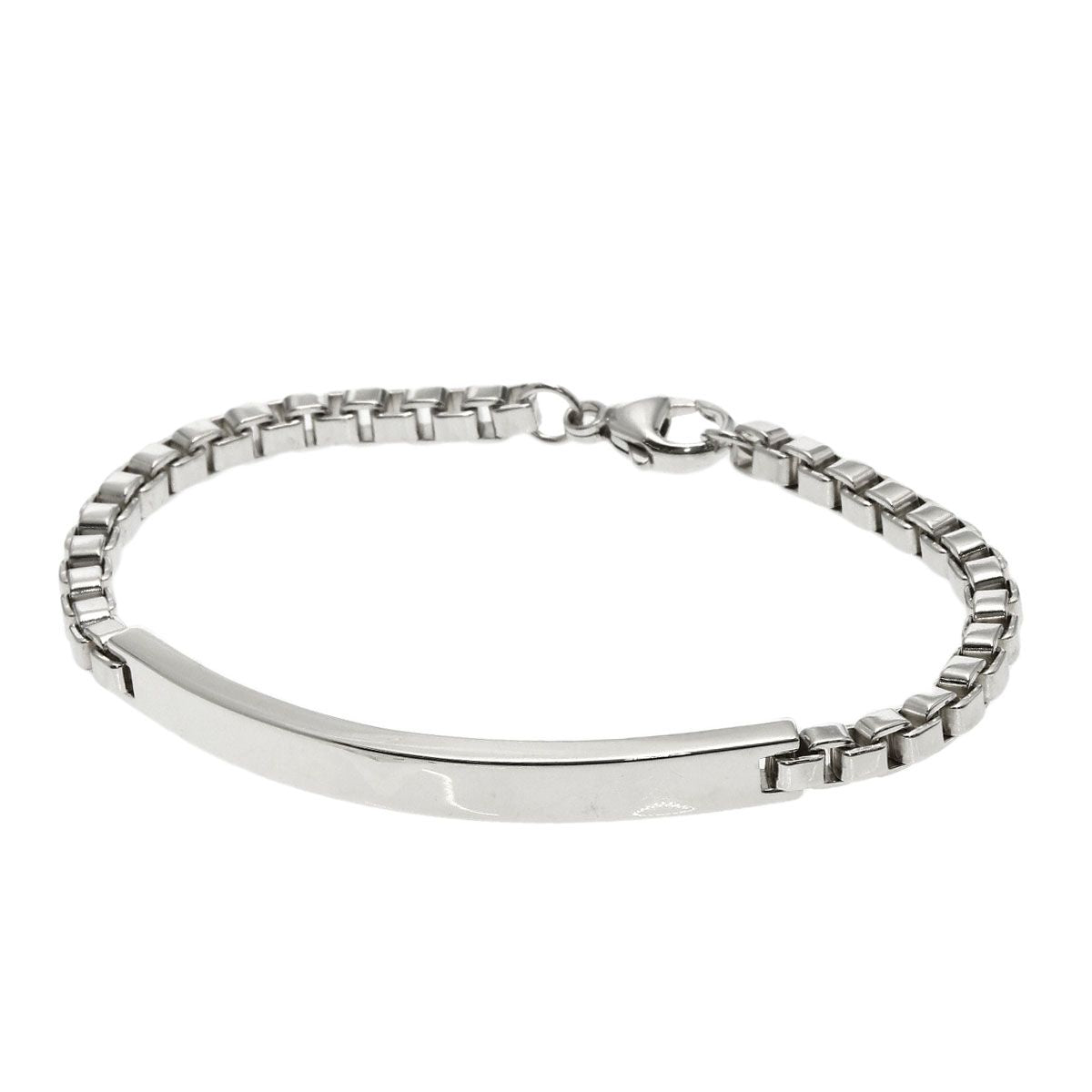 Tiffany & Co Venetian Link ID Bracelet Silver