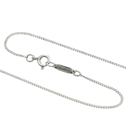 Tiffany & Co Heart Ribbon Necklace Silver 18k Yellow Gold — view 3