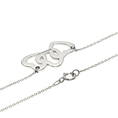 Tiffany & Co Triple Heart Necklace Silver — view 2