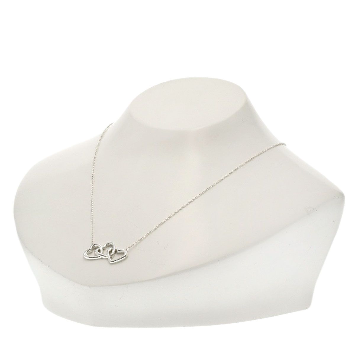 Tiffany & Co Triple Heart Necklace Silver — view 5