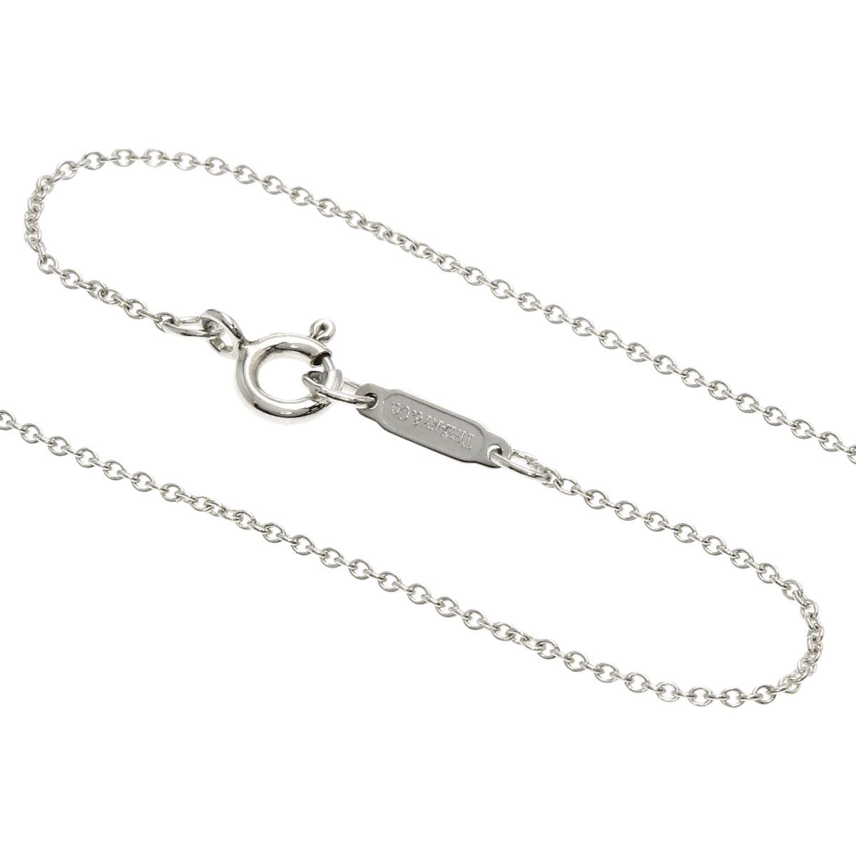 Tiffany & Co Heart Ribbon Necklace Silver 18k Yellow Gold — view 3