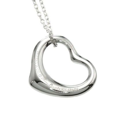 Tiffany & Co Open Heart Necklace Silver — view 4