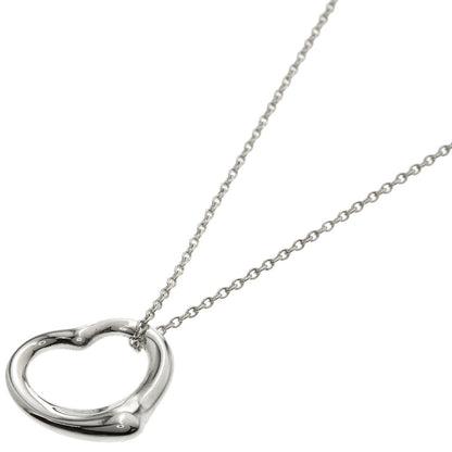 Tiffany & Co Open Heart Necklace Silver