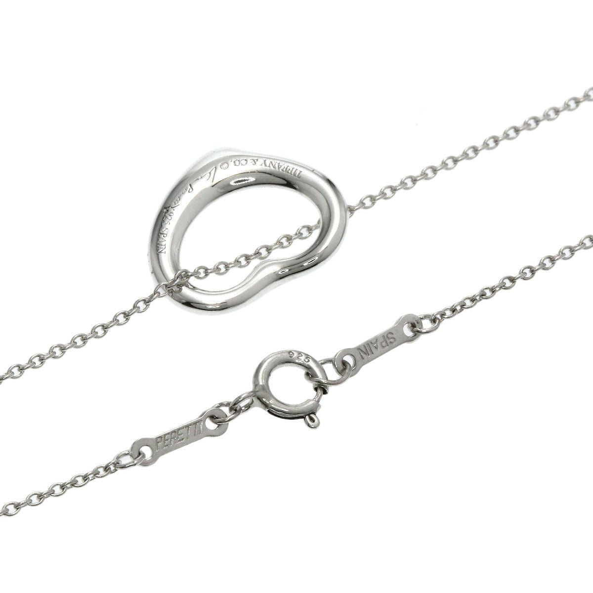 Tiffany & Co Open Heart Necklace Silver — view 2