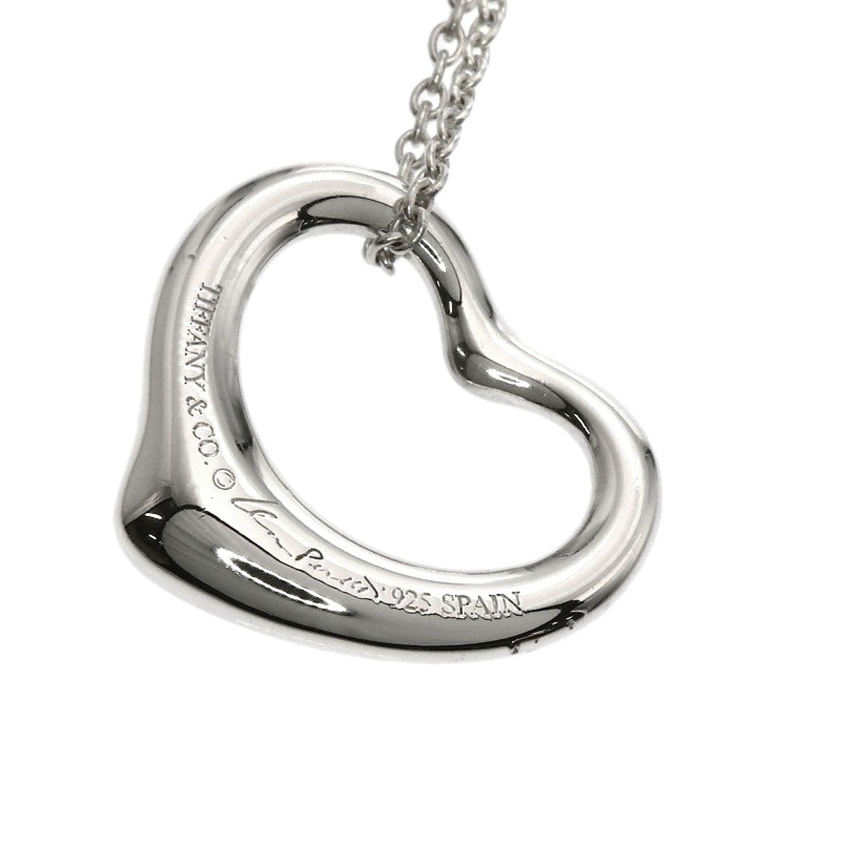 Tiffany & Co Open Heart Necklace Silver — view 4