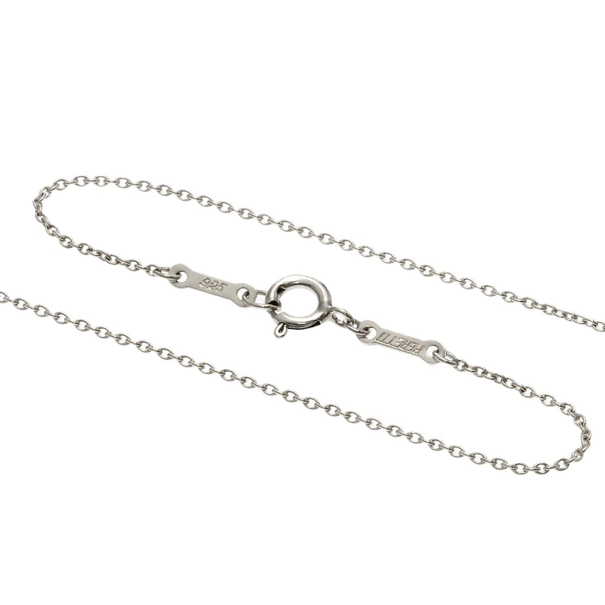 Tiffany & Co Open Heart Necklace Silver — view 3