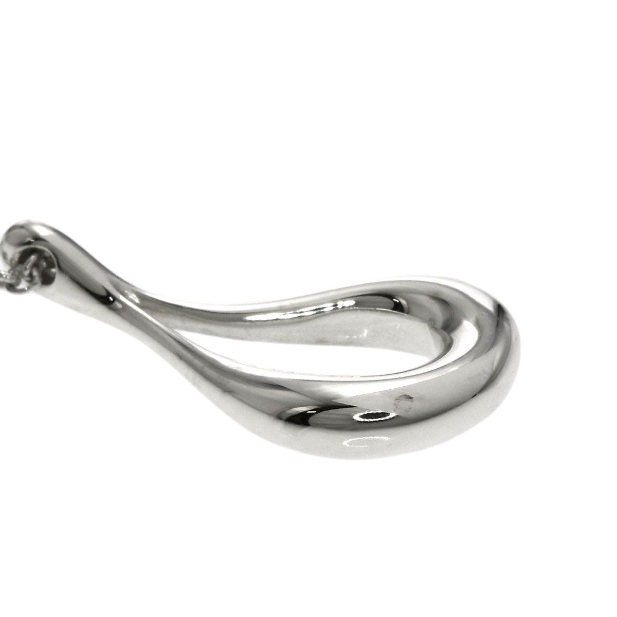 Tiffany & Co Open Teardrop Necklace Silver — view 5