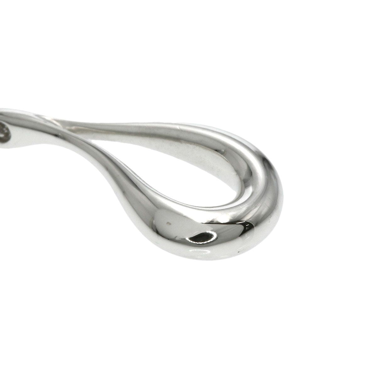 Tiffany & Co Open Teardrop Necklace Silver — view 6
