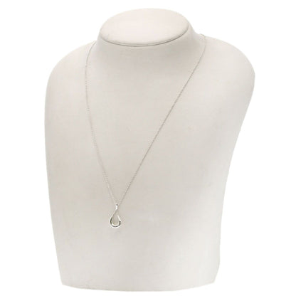 Tiffany & Co Open Teardrop Necklace Silver — view 4