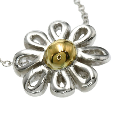 Tiffany & Co Daisy Necklace Silver 18k Yellow Gold — view 5