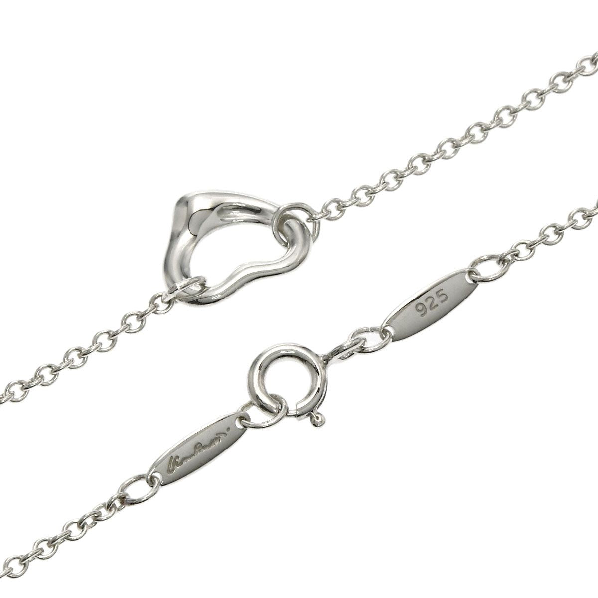 Tiffany & Co Triple Open Heart Necklace Silver — view 3