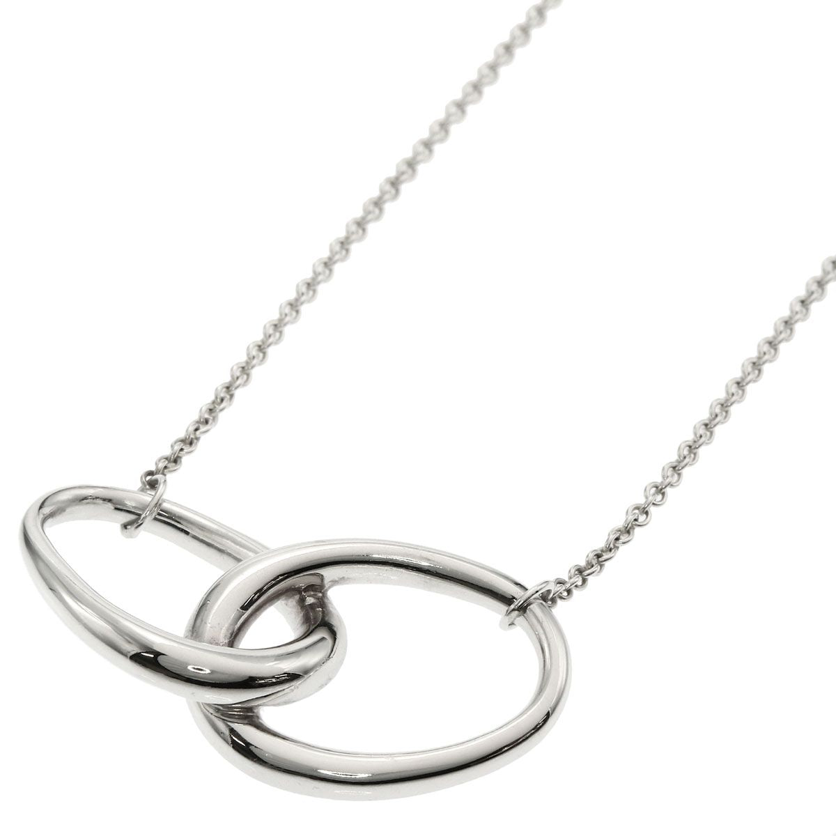 Tiffany & Co Double Loop Necklace Silver