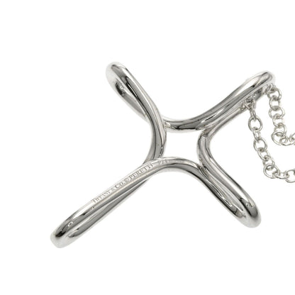Tiffany & Co Open Cross Necklace Silver — view 4