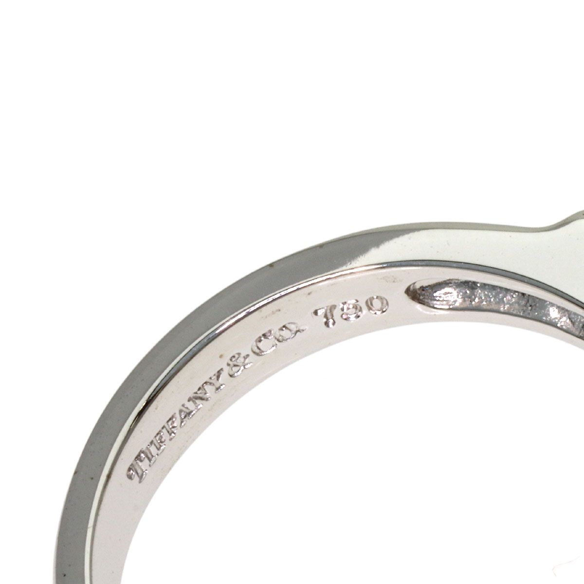 Tiffany & Co Loving Heart Diamond Ring 18k White Gold — view 5