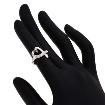Tiffany & Co Loving Heart Diamond Ring 18k White Gold — view 8