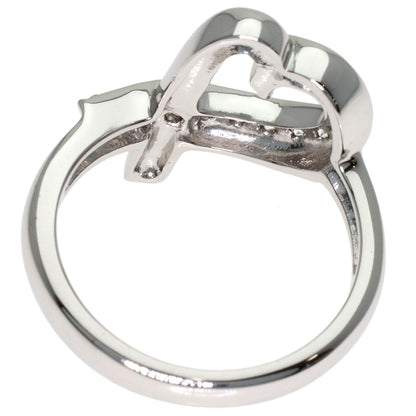 Tiffany & Co Loving Heart Diamond Ring 18k White Gold — view 4