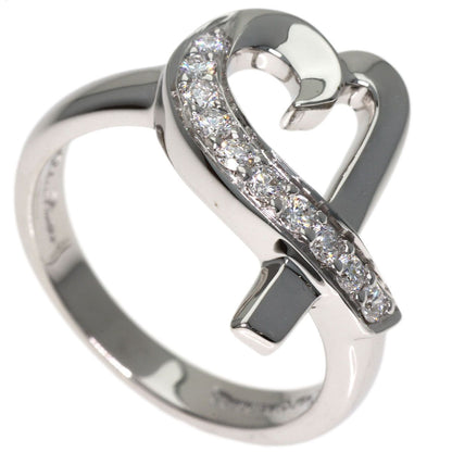 Tiffany & Co Loving Heart Diamond Ring 18k White Gold