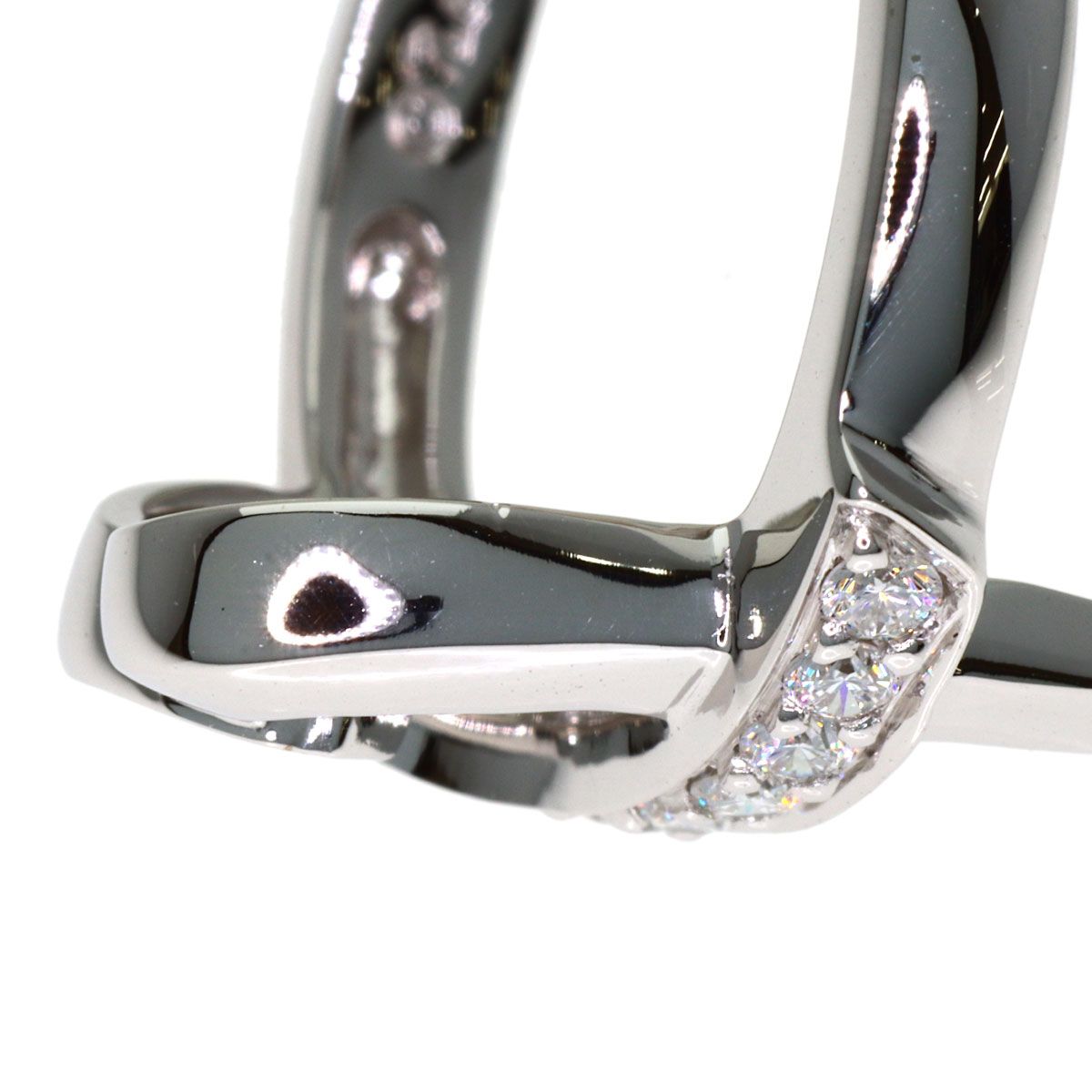 Tiffany & Co Loving Heart Diamond Ring 18k White Gold — view 7