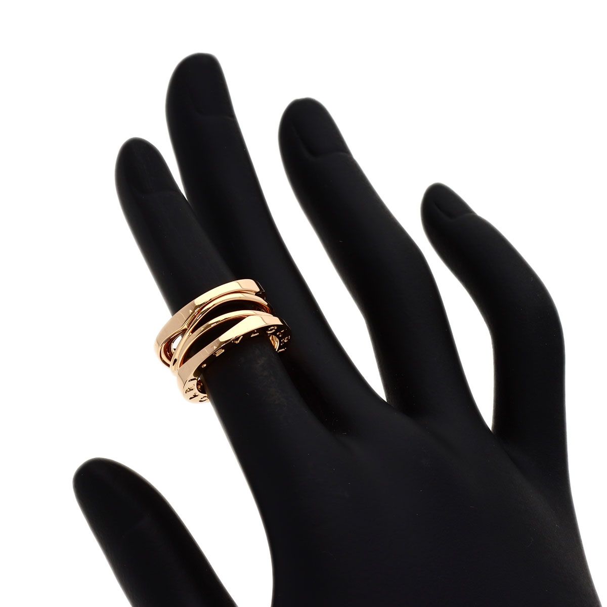 Bvlgari B.zero1 Legend Band 47 Ring 18k Pink Gold — view 7