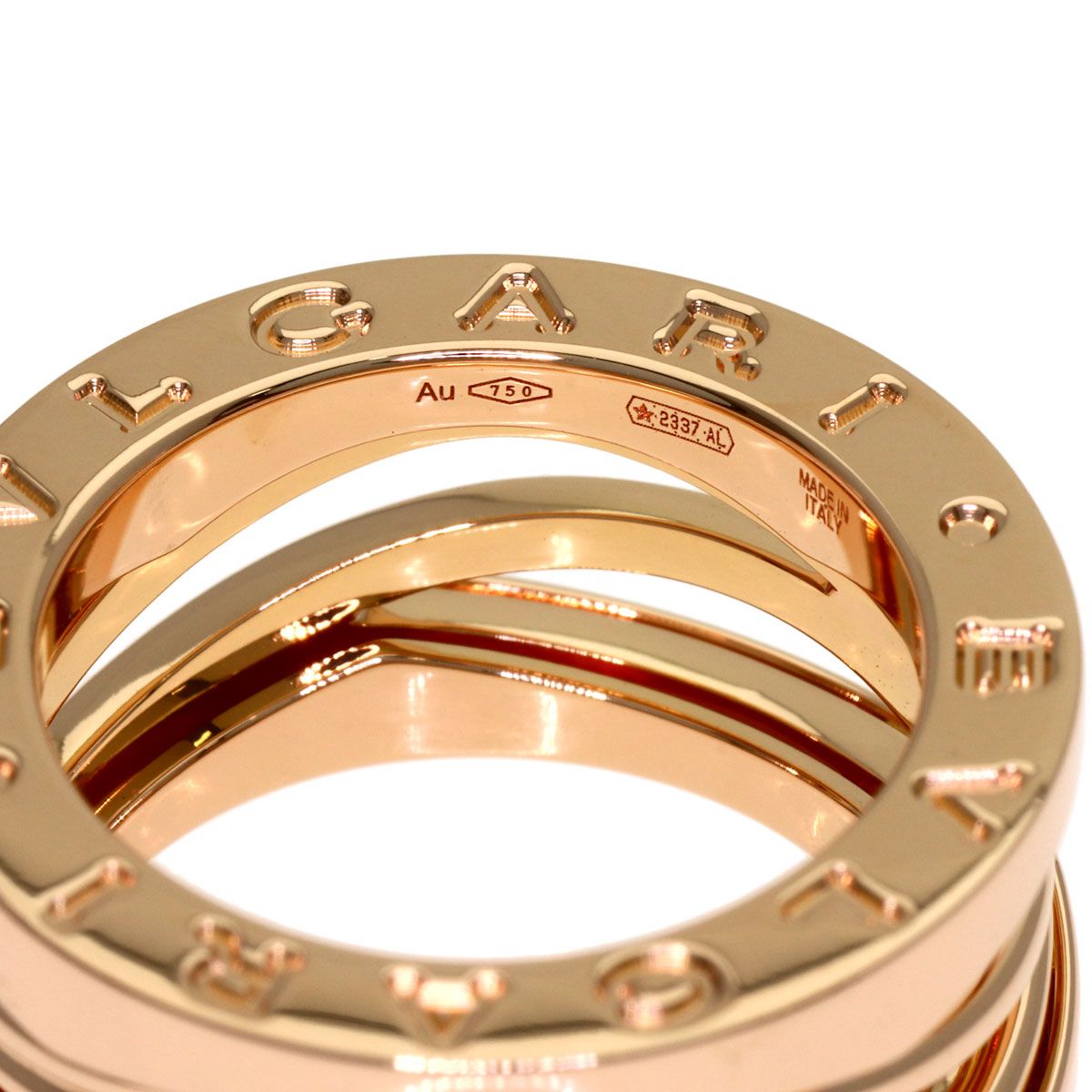 Bvlgari B.zero1 Legend Band 47 Ring 18k Pink Gold — view 5