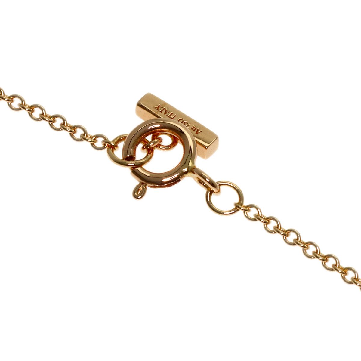 Tiffany & Co T Two Circle Shell Necklace 18k Pink Gold — view 4