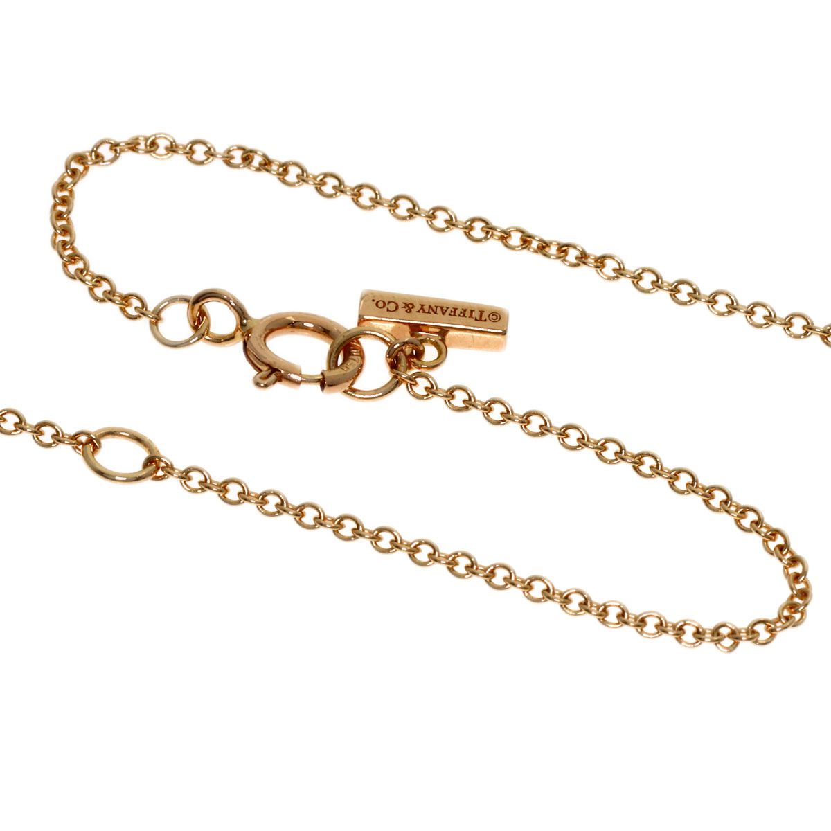 Tiffany & Co T Two Circle Shell Necklace 18k Pink Gold — view 3