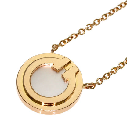 Tiffany & Co T Two Circle Shell Necklace 18k Pink Gold — view 5