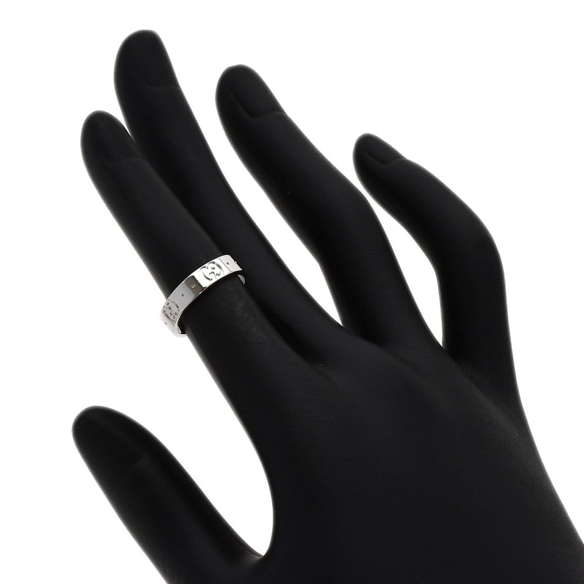Gucci Icon Ring 18k White Gold — view 6