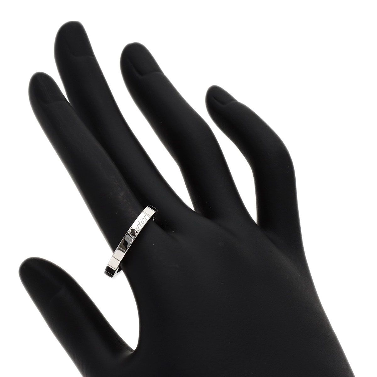 Cartier Lanieres 58 Ring 18k White Gold — view 5