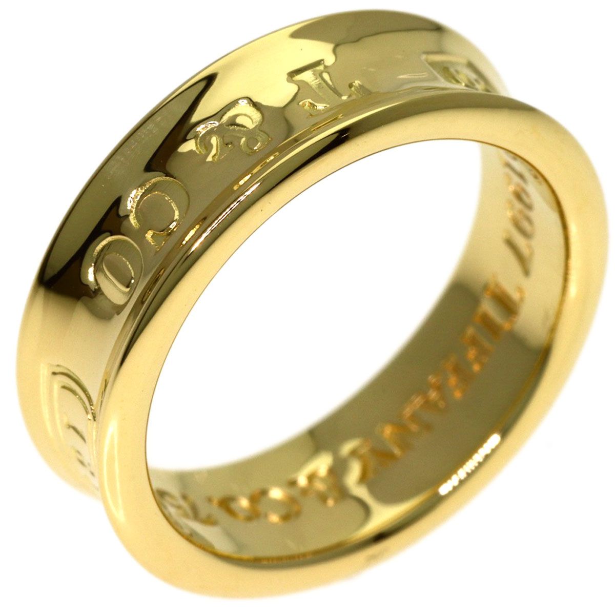 Tiffany & Co 1837 Ring 18k Yellow Gold — view 2