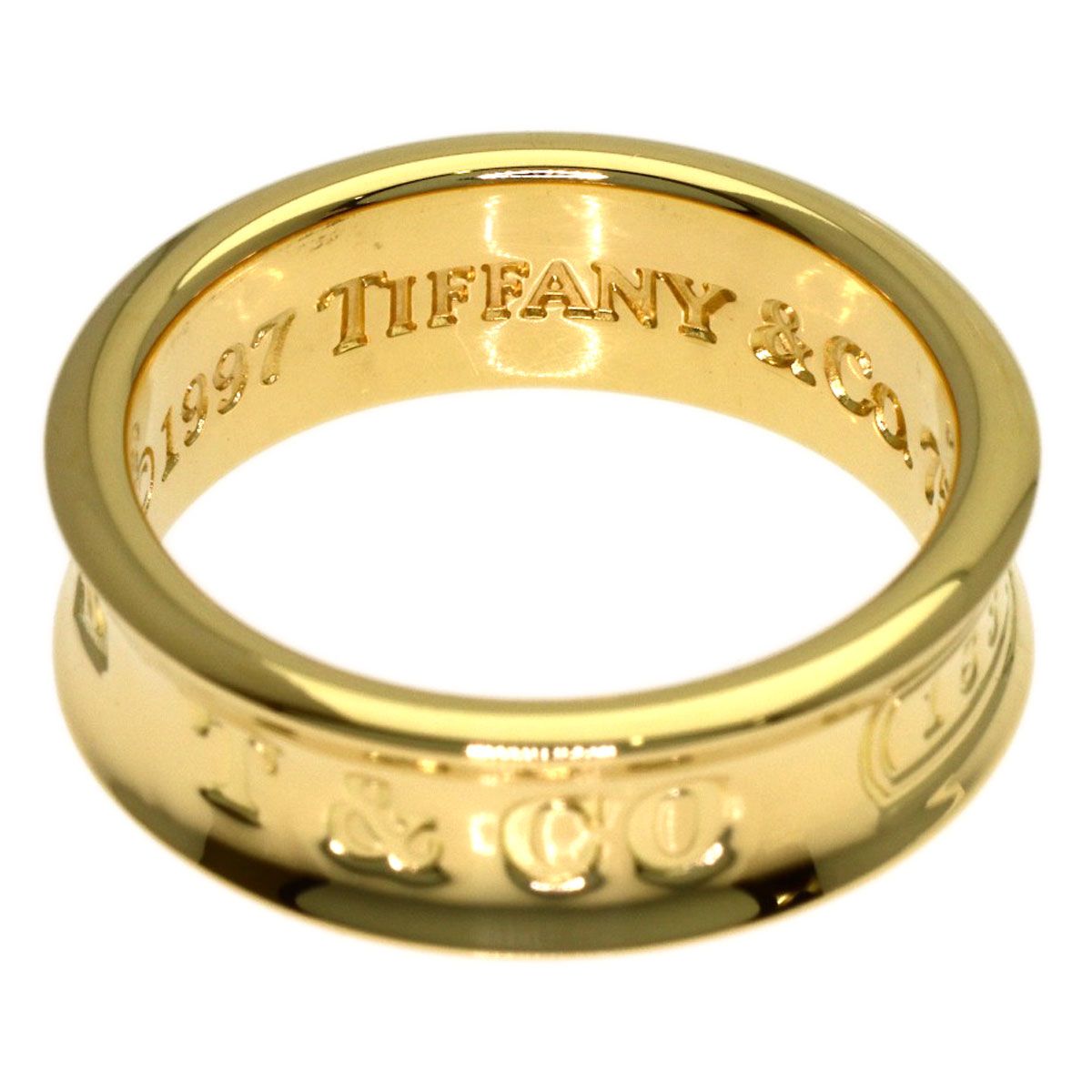 Tiffany & Co 1837 Ring 18k Yellow Gold — view 4