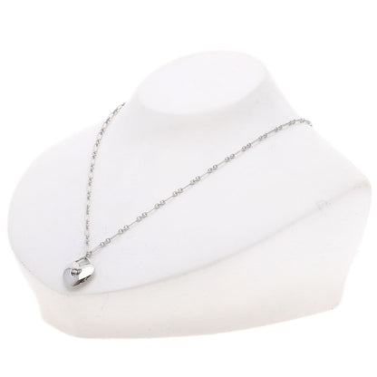 Tiffany & Co Heart Diamond Necklace 18k White Gold — view 4