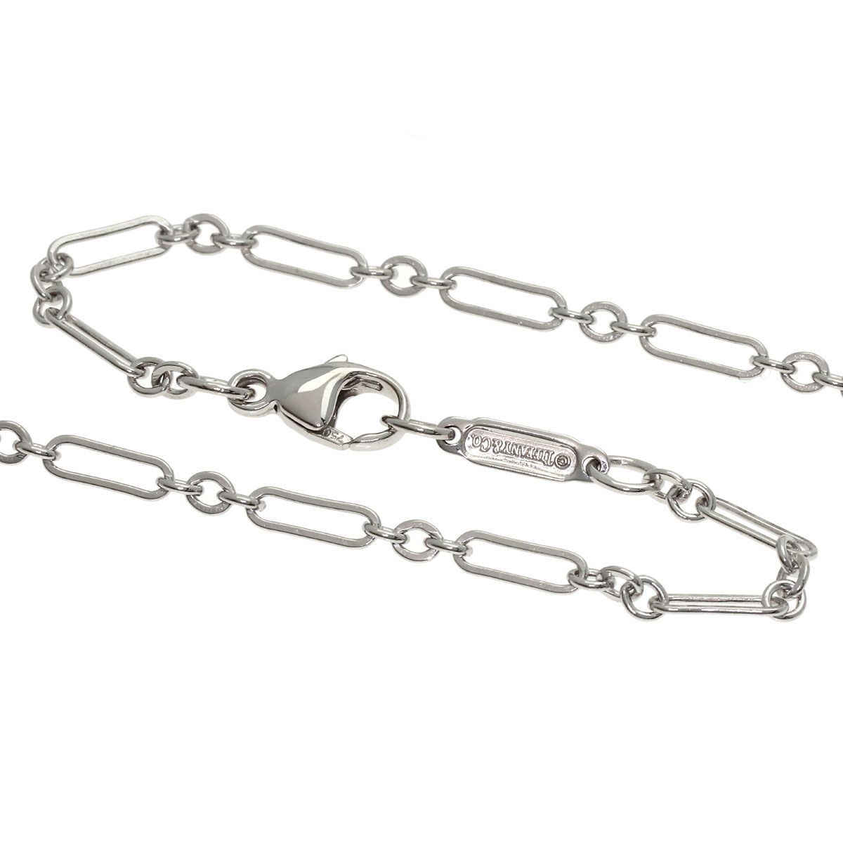 Tiffany & Co Heart Diamond Necklace 18k White Gold — view 3