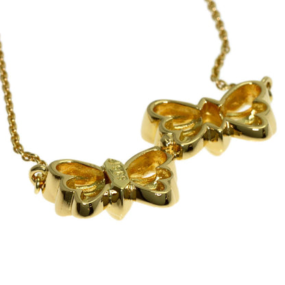 Tiffany & Co Double Butterfly Necklace 18k Yellow Gold — view 5