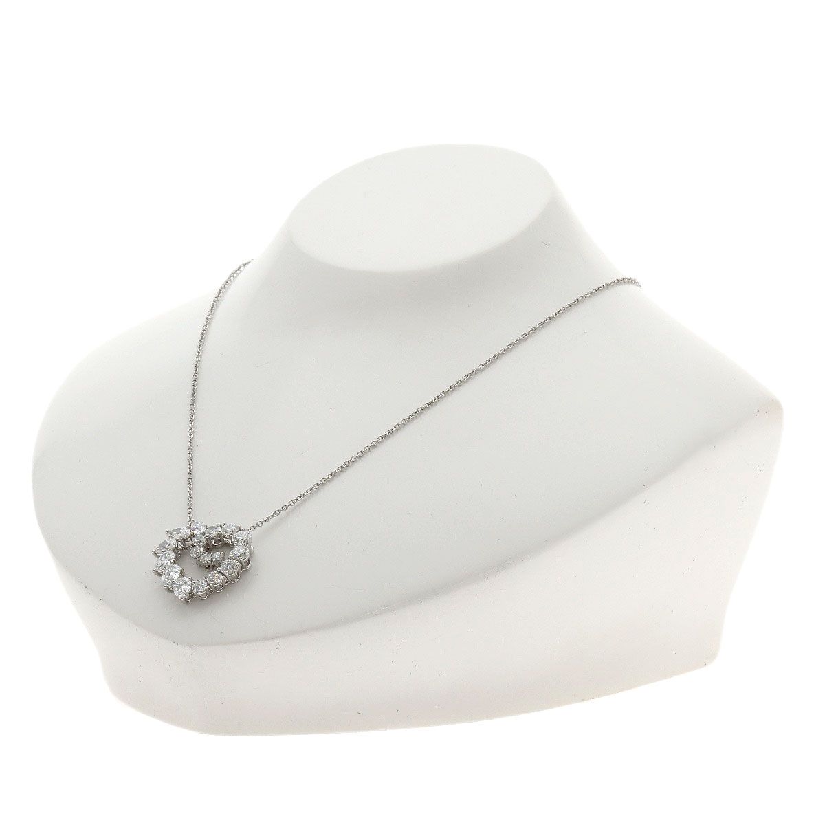 Harry Winston Open Clubstar Diamond Necklace — view 4