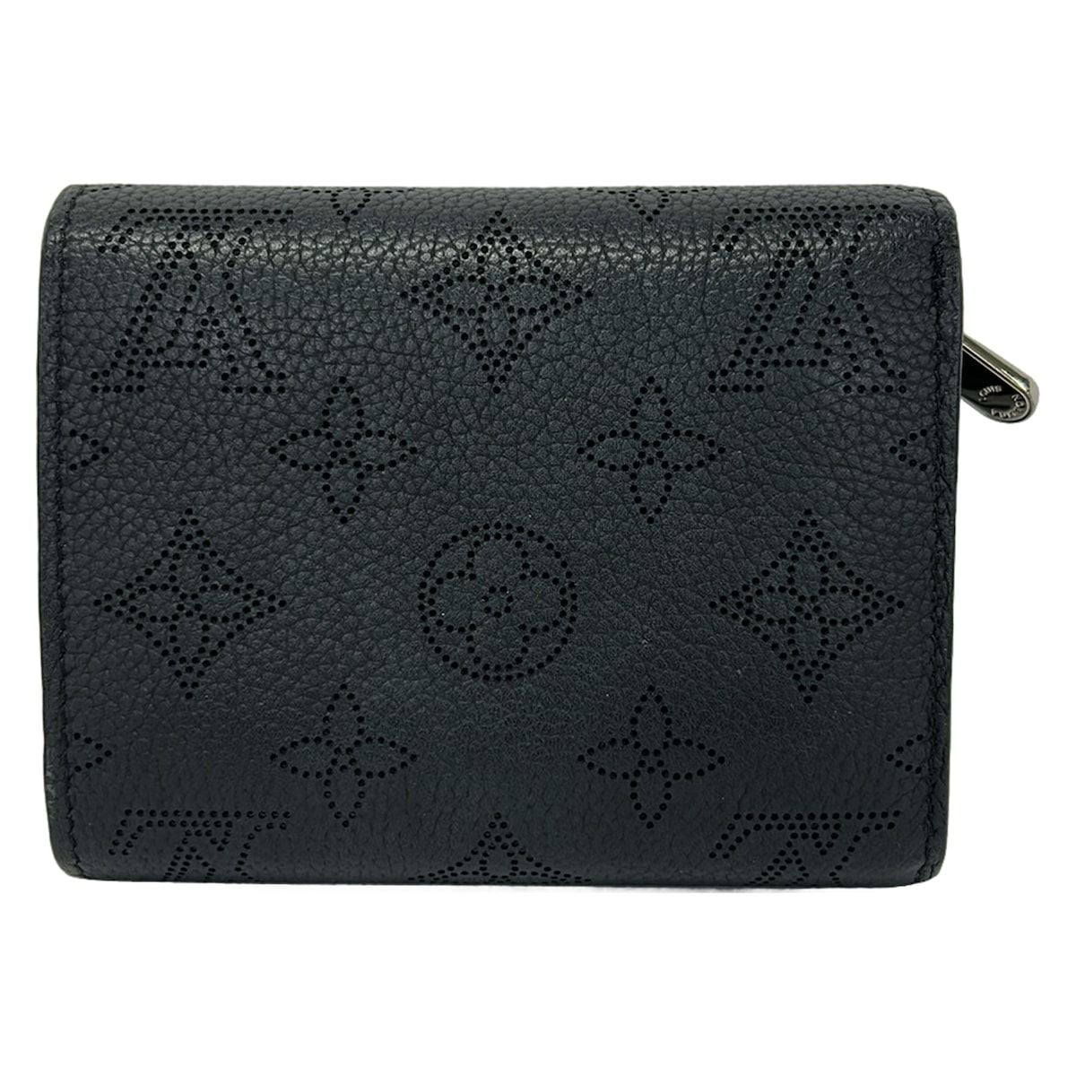 Louis Vuitton Bifold Wallet Mahina Portefeuille Iris Compact Noir Leather — view 2