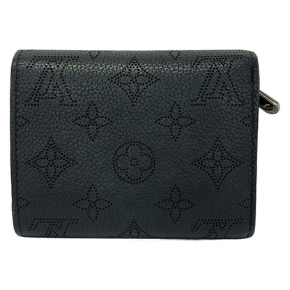 Louis Vuitton Bifold Wallet Mahina Portefeuille Iris Compact Noir Leather — view 2