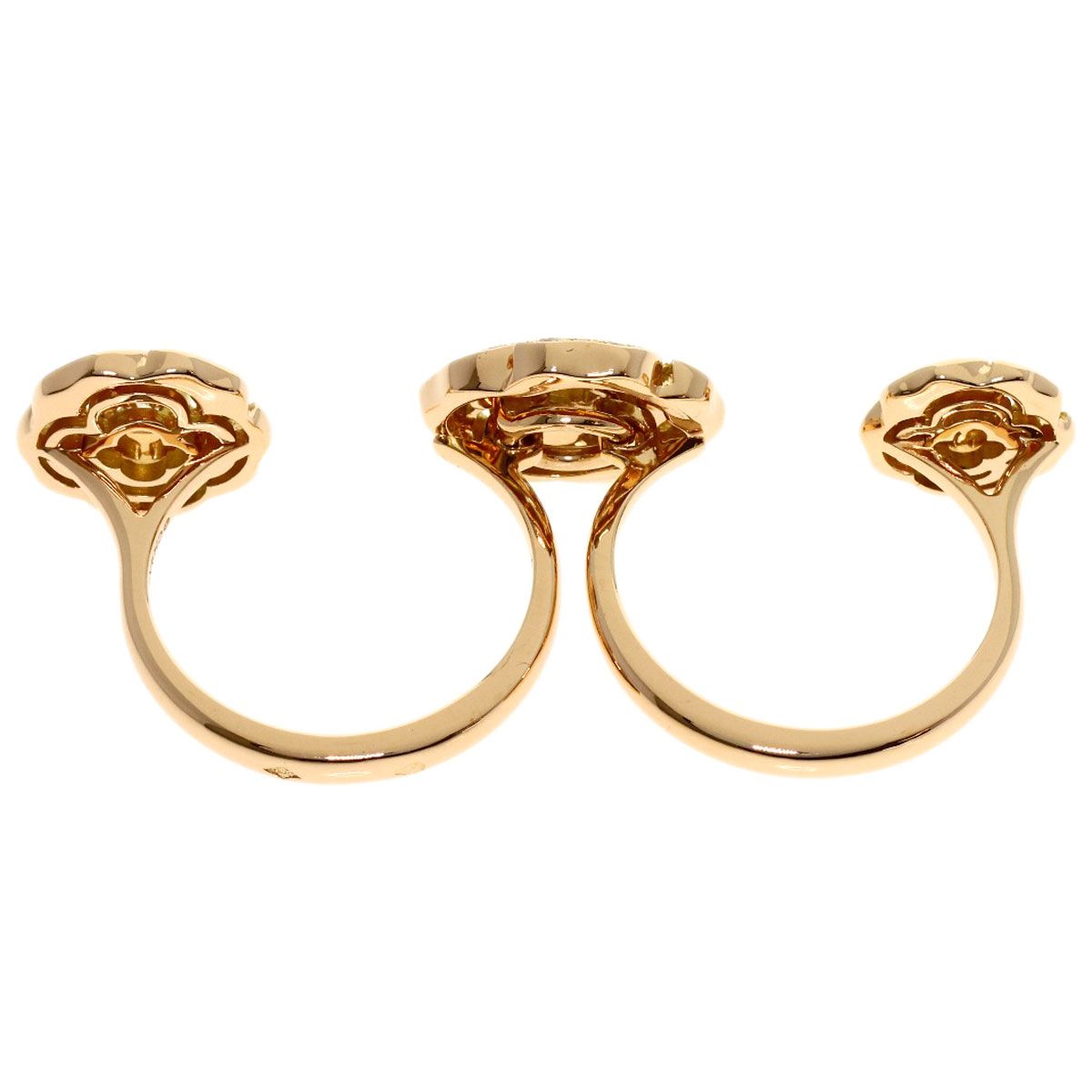 Chanel Camellia Open Diamond Way Ring 18K Pink Gold — view 6
