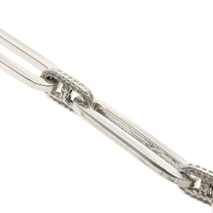 Hermes Vintage Link Necklace Silver — view 6