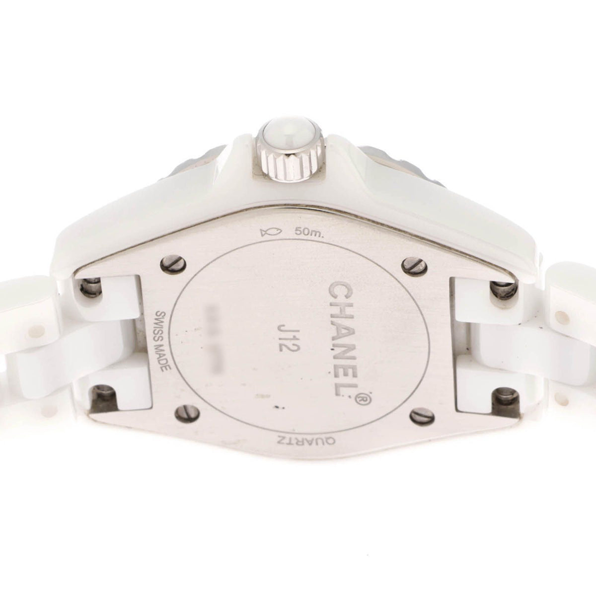 Chanel Watch White Ceramic Shell Quartz — view 5