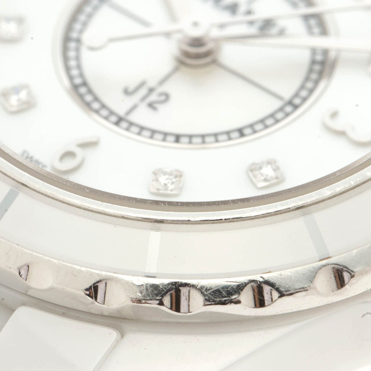 Chanel Watch White Ceramic Shell Quartz — view 8