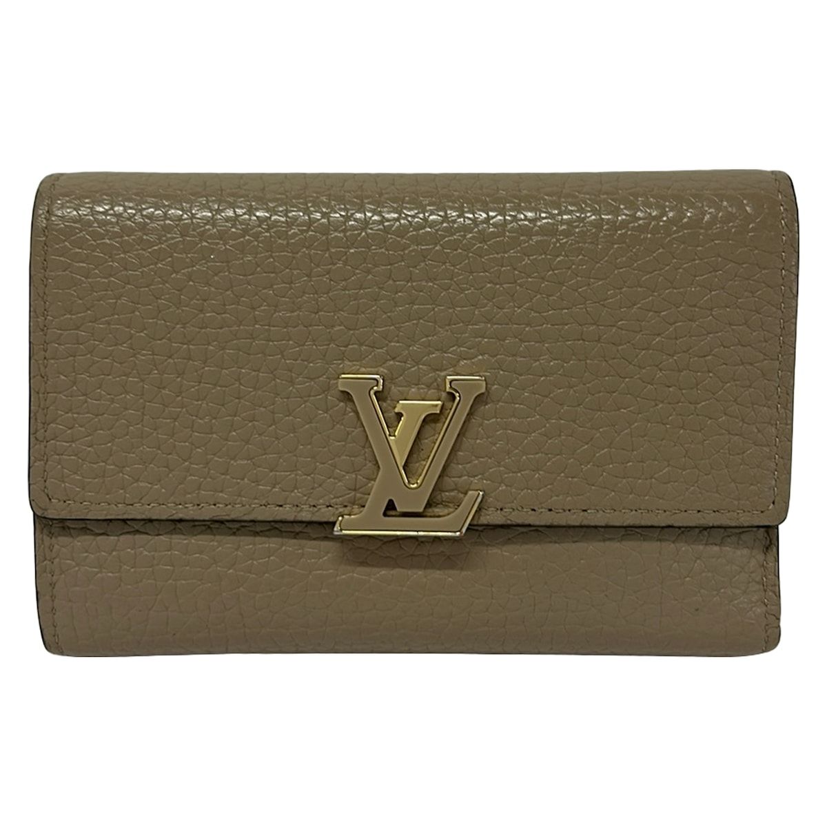 Louis Vuitton Trifold Wallet Parnassea Portefeuille Capucines Compact Galet