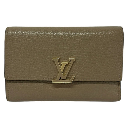 Louis Vuitton Trifold Wallet Parnassea Portefeuille Capucines Compact Galet