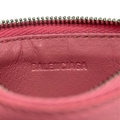 Balenciaga Coin Purse Pink Leather — view 4