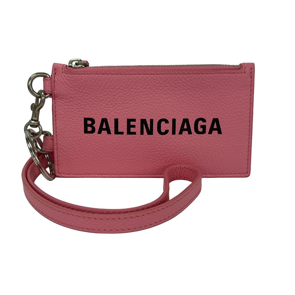 Balenciaga Coin Purse Pink Leather