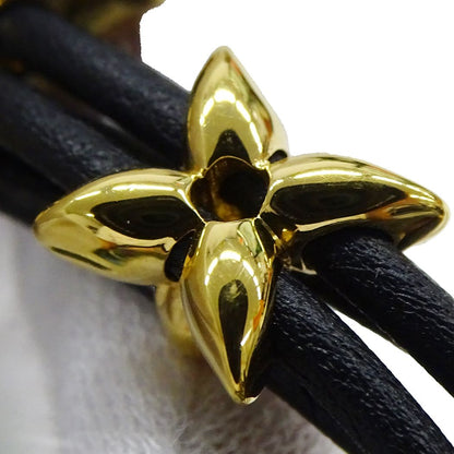 Louis Vuitton Bracelet Metal Leather LV Blue Noir — view 6