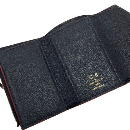 Louis Vuitton Trifold Wallet Monogram Empreinte Portefeuille Victorine Marine — view 3