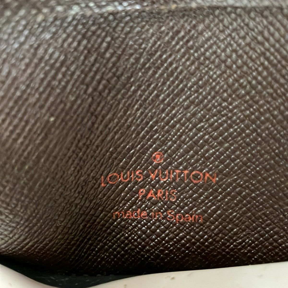 Louis Vuitton Pass Case Damier Porto Vertical Ebene — view 4