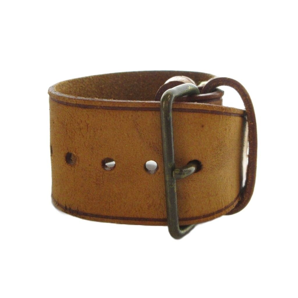 Louis Vuitton Poignet Handle Fixed Belt Logo Leather Brown — view 4