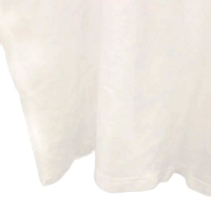 Moncler Polo Monica Corta Shirt Short Sleeve Logo Cotton White L — view 4